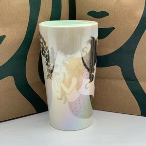 Starbucks LIMITED EDITION Winter 2021 Siren Mermaid Ceramic Tumbler 12oz NWT